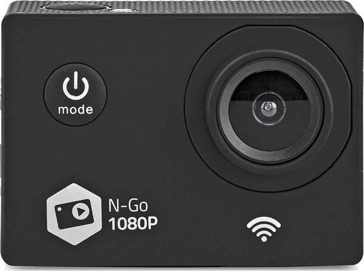 Produktbild Nedis Action Cam 1080p@30fps 12 MPixel Wasserdicht bis: 30.0 m 90 min WLAN App erhältlich für: Andro (30p, WLAN)