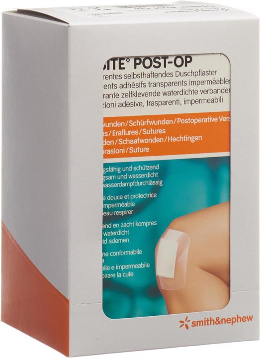 Actual product image Smith & nephew Wound plaster Opsite Post-op foil dressing 9.5x8.5cm sterile, 6 x 5 pieces (30 x)