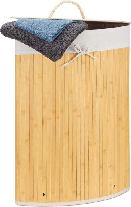Produktbild Relaxdays Eckwäschekorb (60 l)