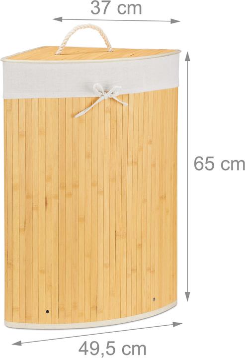 Produktbild Relaxdays Eckwäschekorb (60 l)