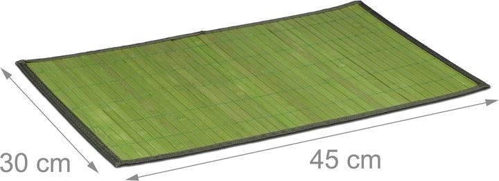Actual product image Relaxdays Placemat 6pcs. (6 pcs., 45 x 30 x 0.3 cm)