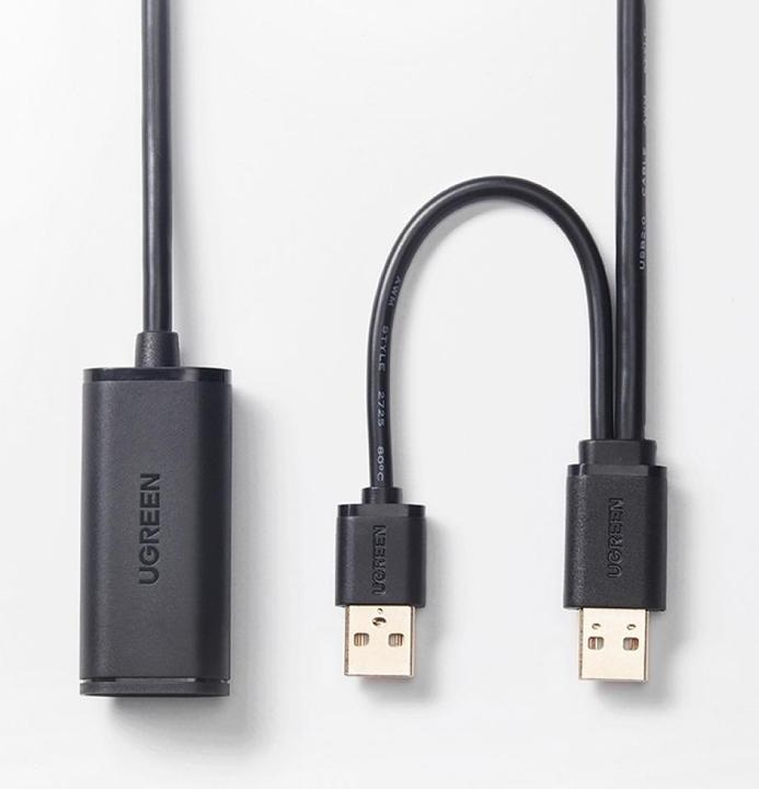 Actual product image Ugreen USB 2.0 Extension Cable with Repeater Signal Booster (10 m, USB 2.0)