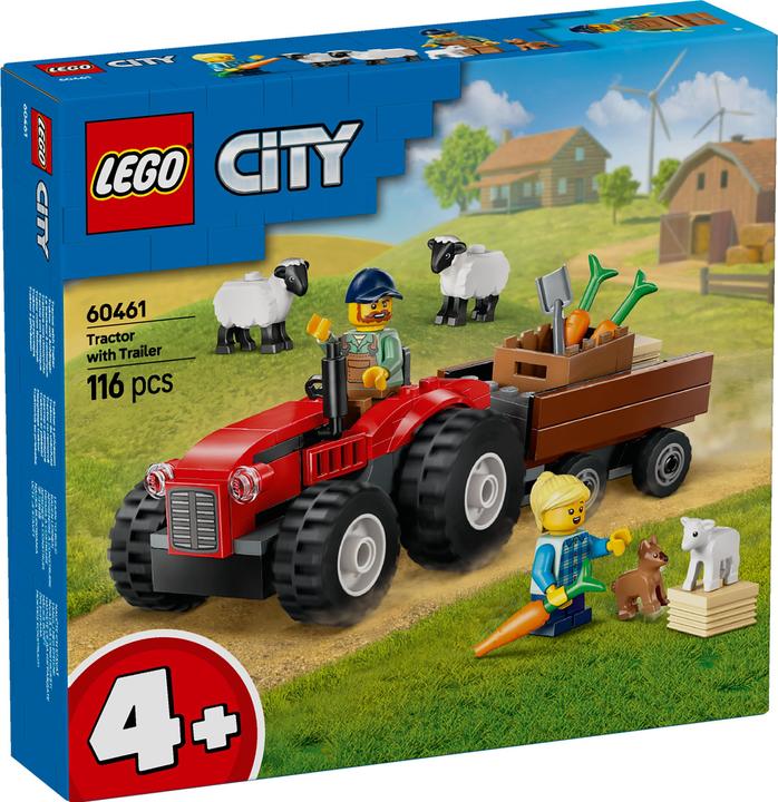 Produktbild LEGO Traktor mit Anhänger (60461, LEGO City)