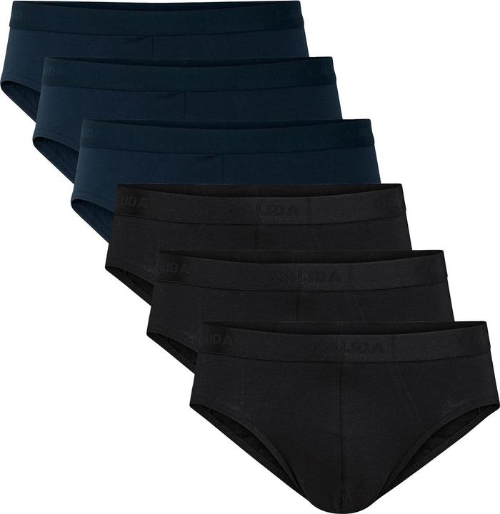 Calida Slip Casual Figurbetont MEN BRIEF NATURAL BENEFIT (M, 6er Pack)