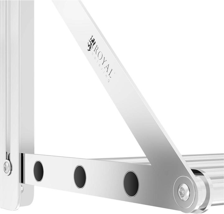 Produktbild Royal Catering Wandbord klappbar Stangendesign 40 kg Wandregal 120 x 30 cm Küchenregal