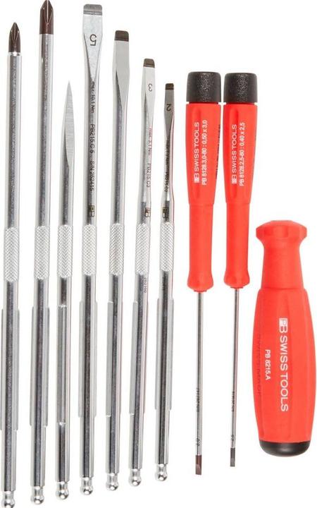 Produktbild PB Swiss Tools Pb 8218 (Schlitzschrauben, Pozidriv-Kreuzschlitz (PZ), Phillipps-Kreuzschlitz (PH))
