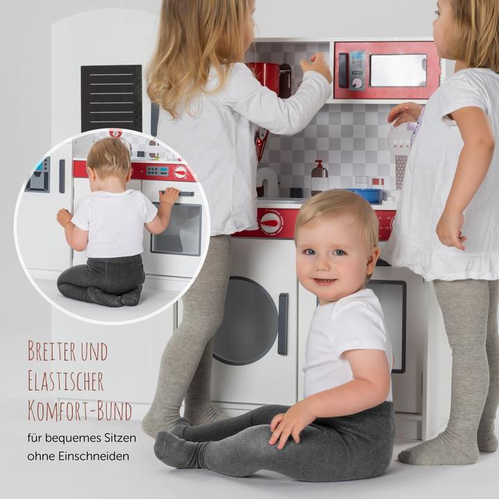 Produktbild La Loona LaLoona Baby-Strumpfhosen Strumpfhose 2er Pack - Dunkelgrau - (74/80)