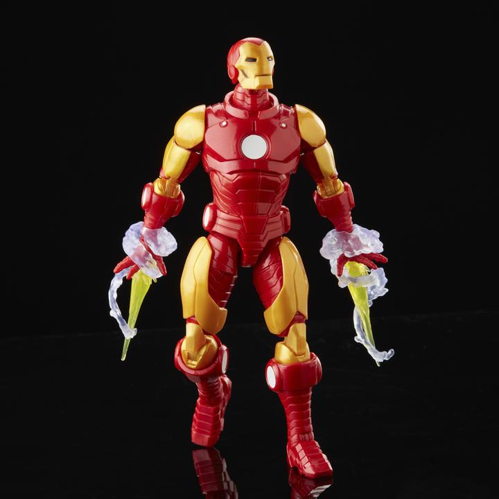 Actual product image Hasbro Legends Series Iron Man model 70, 15 cm tall action figure to collect, 4 accessories