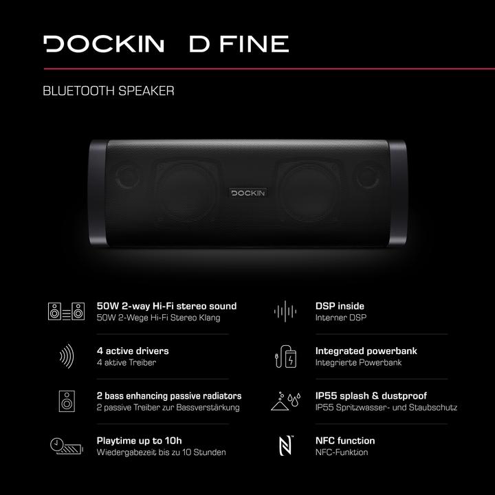 Produktbild Dockin D Fine (10 h, Akkubetrieb)