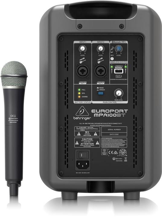 Image du produit Behringer Europort MPA100BT (Actif, 1x 100 W)