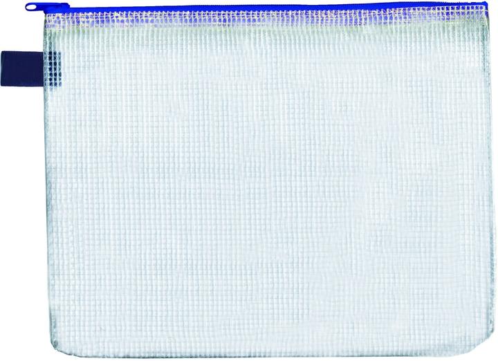 Foldersys Reissverschlussbeutel A4 transparent/blau 0,15 mm (A4, 1 x)