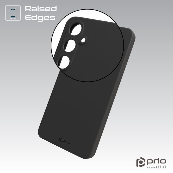 Actual product image prio Liquid Silicone Case for Samsung S24 black (Samsung Galaxy S24)