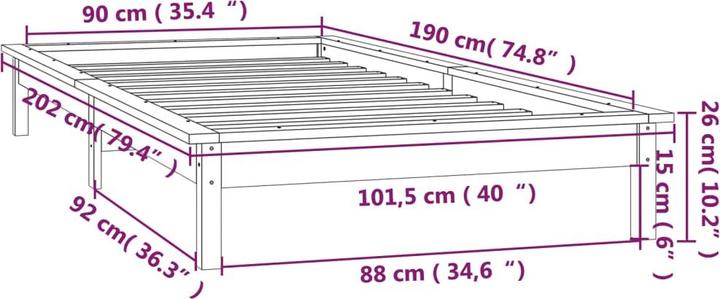 Produktbild VidaXL Rog (120 x 200 cm)