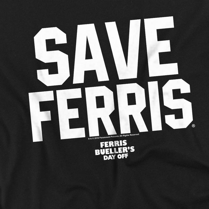 Immagine prodotto Ferris Bueller´s Day Off Ferris Bueller's Day Off Save Ferris Maglietta Uomo (4XL)