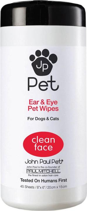 Immagine prodotto Paul Mitchell JP Pet - Salviette per le orecchie e gli occhi degli animali domestici (Cane, 45 ml)
