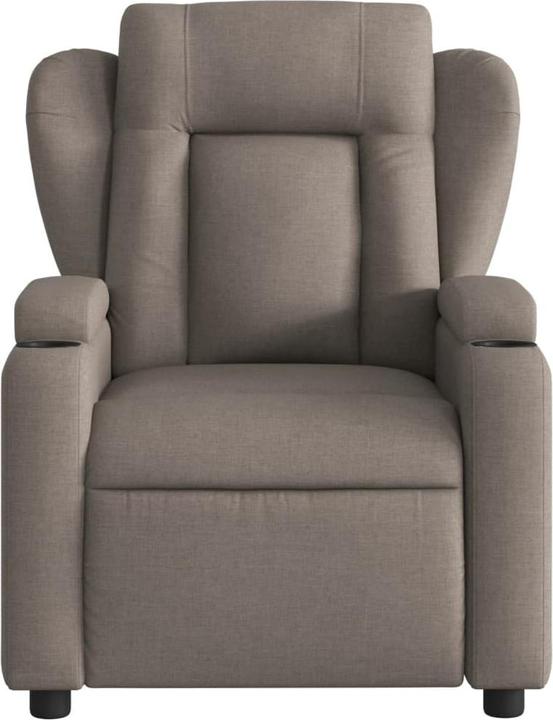 Immagine prodotto VidaXL Poltrona massaggiante in tessuto taupe,Colore: Taupe,Materiale: Tessuto (100