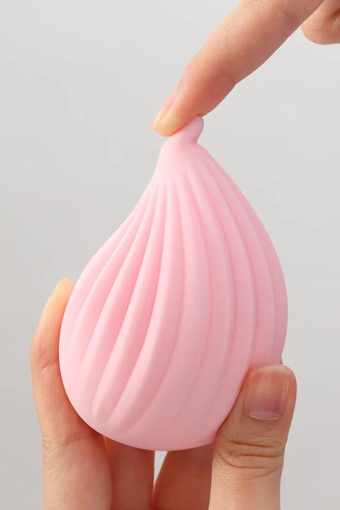 Actual product image Tenga iroha+ kushi by - quiet and very strong vibrator, soft-touch silicone, nadeshiko (pink)