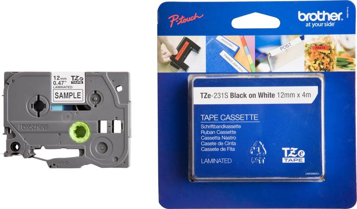 Produktbild Brother TZe-231S (1.20 cm, Weiss, Schwarz)