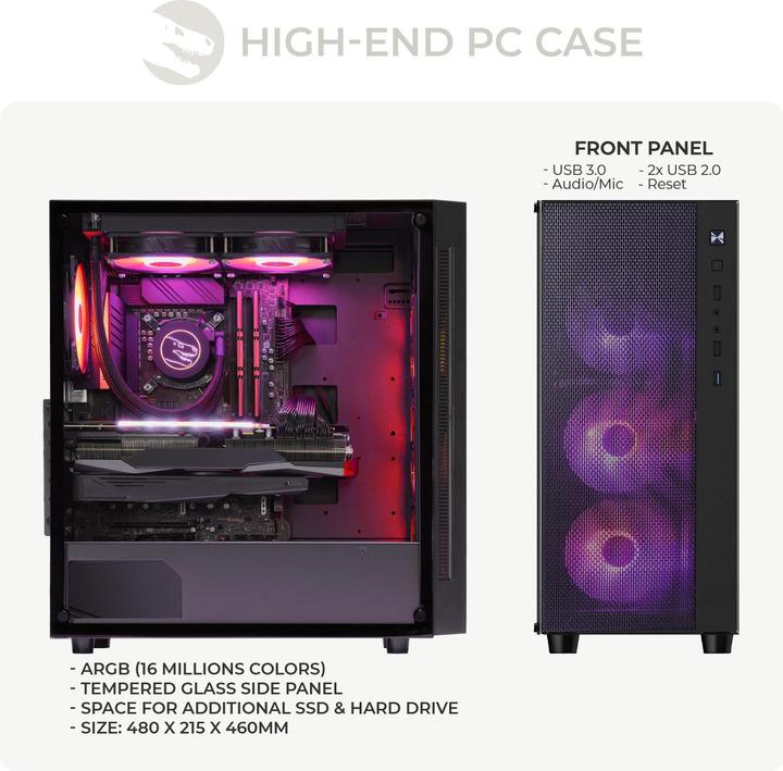 Actual product image Sedatech Expert Gaming PC - UCCB582I1I1HF (32 GB, 1000 GB, GeForce RTX 5060)