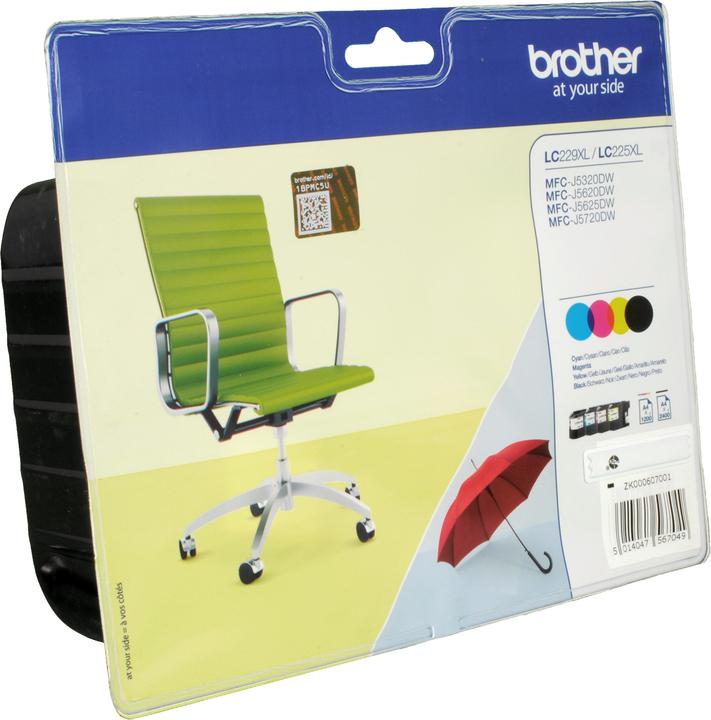 Produktbild Brother LC-229XLVALBP Multipack (M, C, BK, Y)