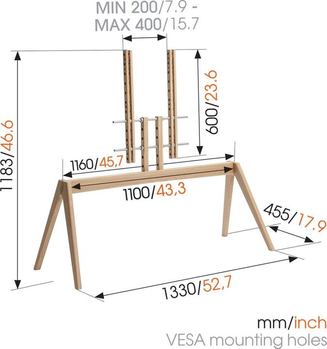 Image du produit Vogels Next OP2 (Universel, 77", 50 kg)
