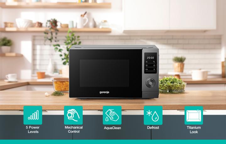 Image du produit Gorenje Micro-ondes - MO20A3T4 - (Prise UE, 20 l)
