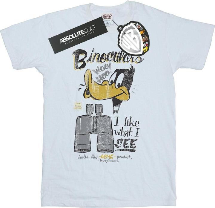 Looney Tunes Daffy Duck Binoculars TShirt Jungen