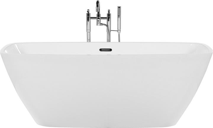 Produktbild Beliani Badewanne freistehend weiss rechteckig 170 x 78 cm MINGO (252 l, 170 cm, 78 cm)