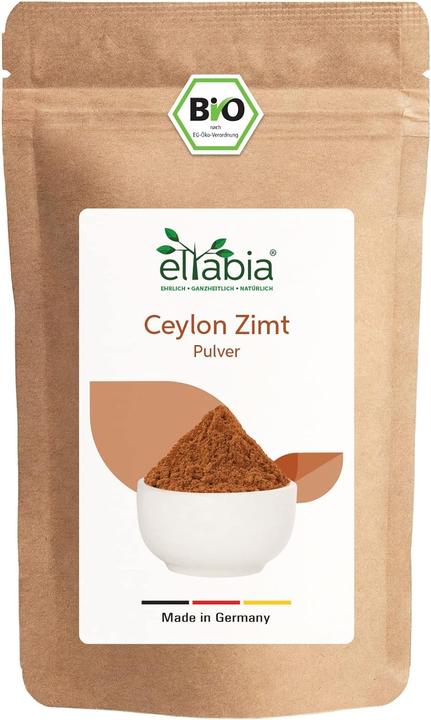 Immagine prodotto Eltabia Cannella di Ceylon biologica in polvere | Cannella di Ceylon finemente macinata a basso contenuto (Polvere, 100 g)