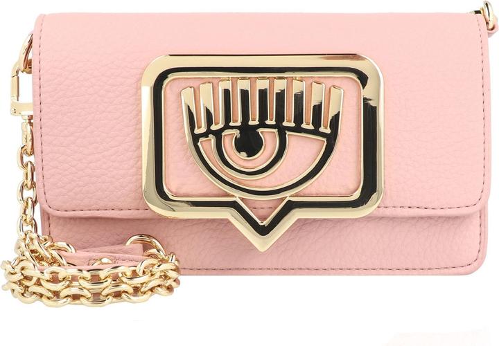 Chiara Ferragni Eyelike buckle Clutch Geldbörse 19.5 cm