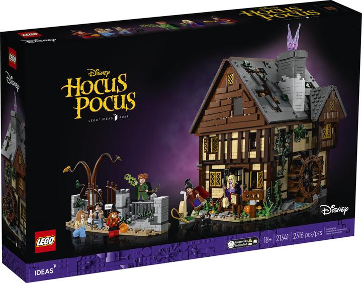 Produktbild LEGO Disney Hocus Pocus: The Sanderson Sisters' Cottage (21341, LEGO Ideas, LEGO Seltene Sets)