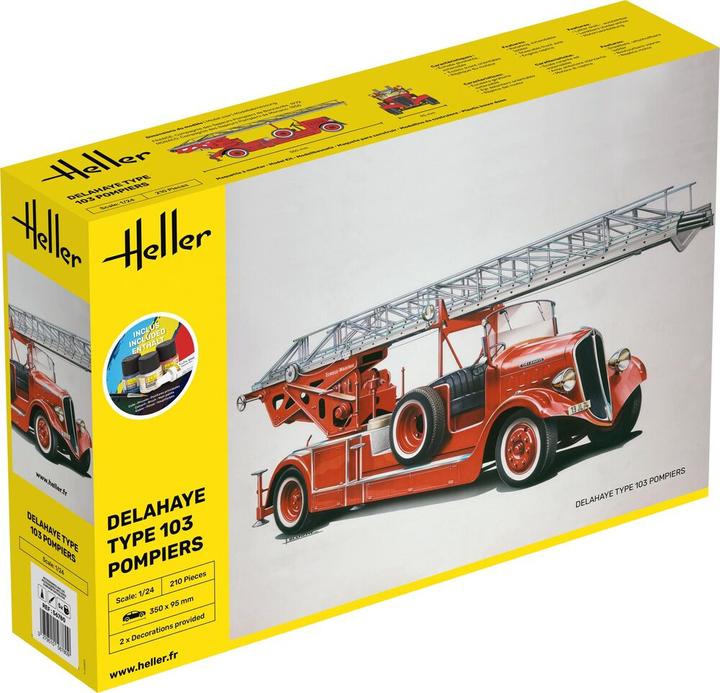 Actual product image Heller STARTER KIT Delahaye Type 103 Pompiers