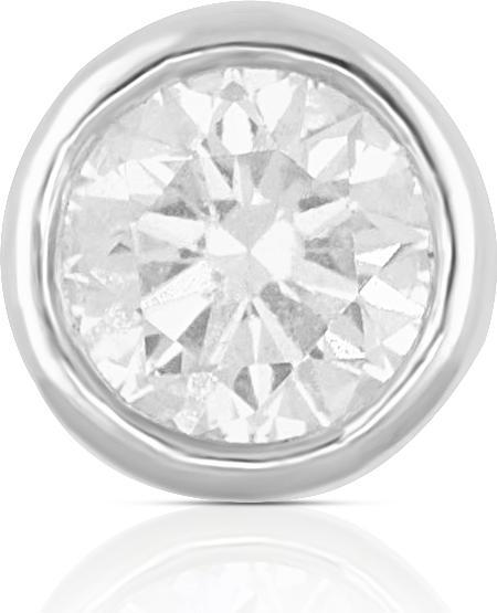 Muau Anhänger Zargenfassung (Weissgold 750)