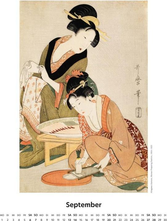 Produktbild Japanische Kunst. Wandkalender 2025 (Harter Einband, Deutsch)