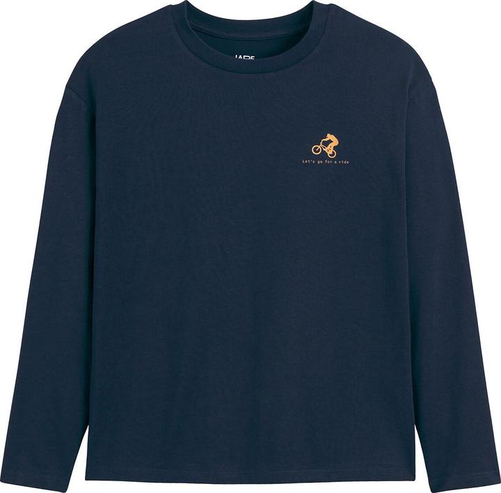 La Redoute Collections Shirt mit langen Ärmeln und Messageprint (94)
