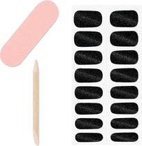 Immagine prodotto Ardell Nail Addict Gel Nail Strips Heart Breaker 16 Stk (Nero, Smalto per unghie effetto gel)