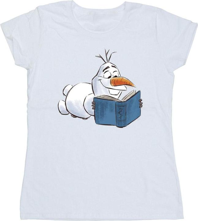 Disney Frozen Olaf Reading TShirt (L)