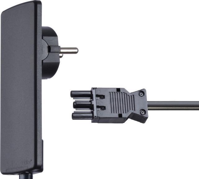 Actual product image Evoline PlugFix with GST18 connector black (1.50 m)
