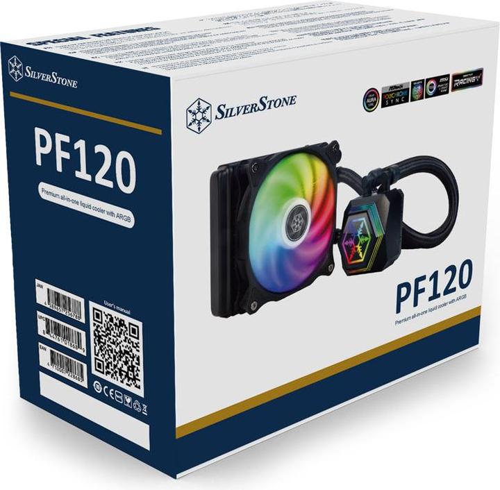 Immagine prodotto Silverstone SST-PF120-ARGB-V2, sistema di raffreddamento ad acqua completo