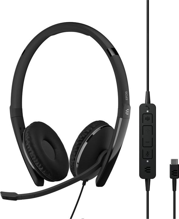 Actual product image EPOS Headset ADAPT 160T Duo USB-C (Cable, USB-C)