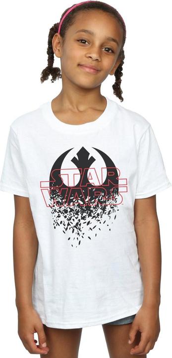 Produktbild Star Wars The Last Jedi Shattered Emblem TShirt Mädchen (152, 158)