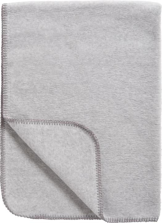 Meyco Babydecke gewebt Uni - grey melange - 75x100cm