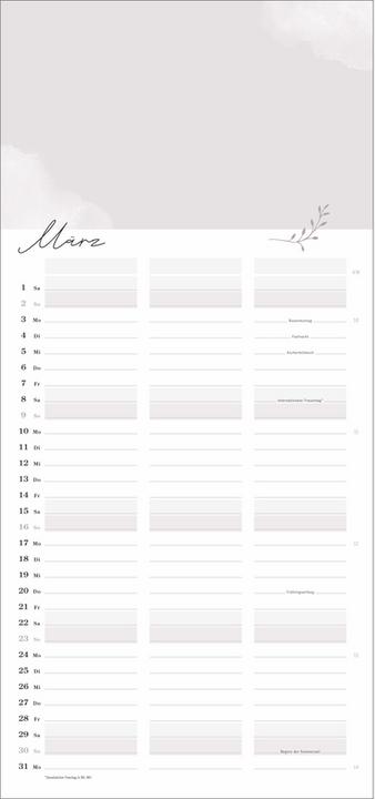 Actual product image Creative planner for two moments of happiness 2 (21 x 45 cm, German)