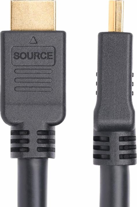 Image du produit StarTech com Câble HDMI 2.0 de 15 m, CMP, Classé Plenum, Câble HDMI Haut Débit, 4K 60Hz, HDR10/HDCP (15 m, HDMI)