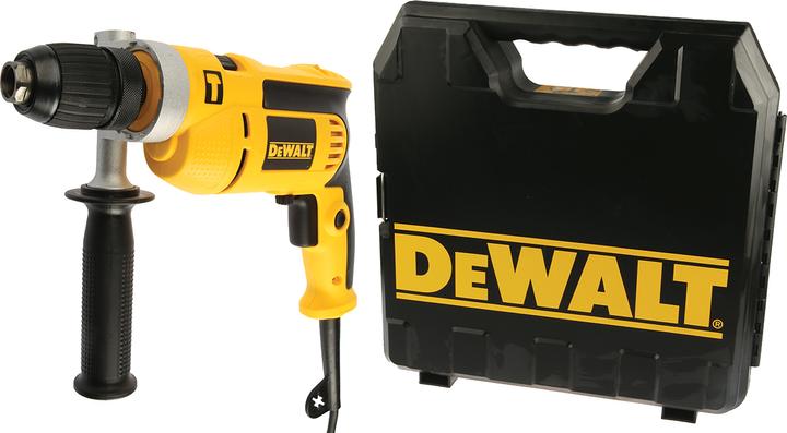 Actual product image DeWalt 650W 13mm percussion drill keyless chuck (Electrical connection)