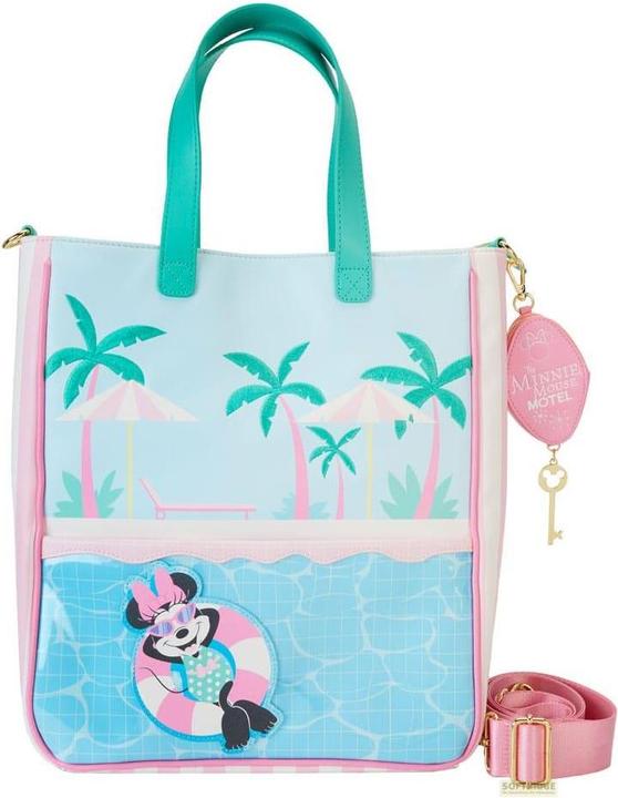 Loungefly Disney by Tragetasche mit Geldbeutel Minnie Mouse Vacation Style