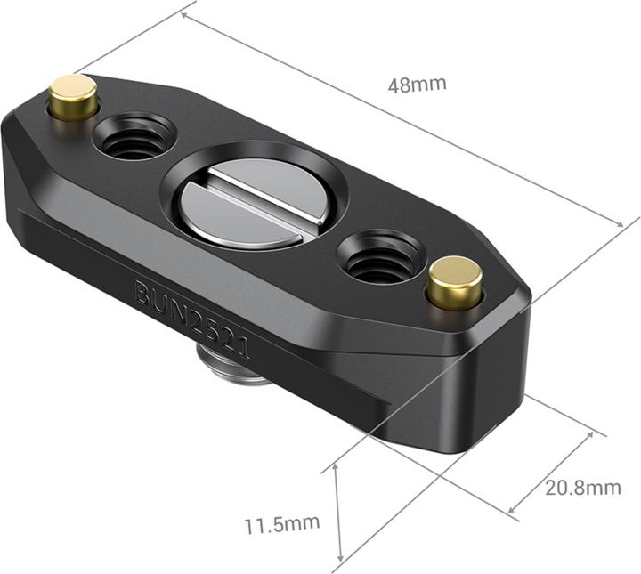 Image du produit SmallRig rail Nato 48mm avec fixation ARRI - BUN2521B
