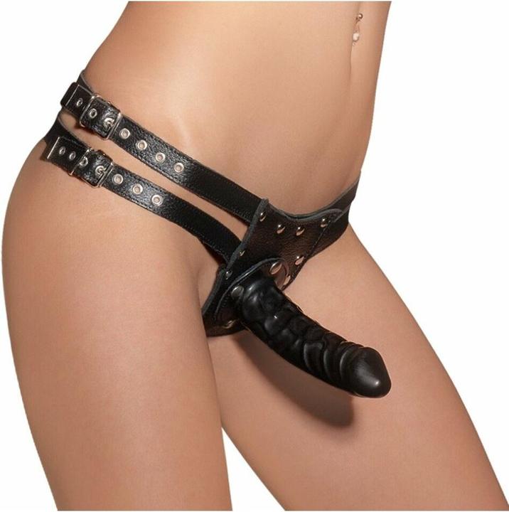 Produktbild Zado Leder-String Mit 3 Dildos