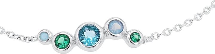 Immagine prodotto S.Oliver Armschmuck für Damen, 925 Sterling Silber, Zirkonia synth. (20 cm, Argento 925)
