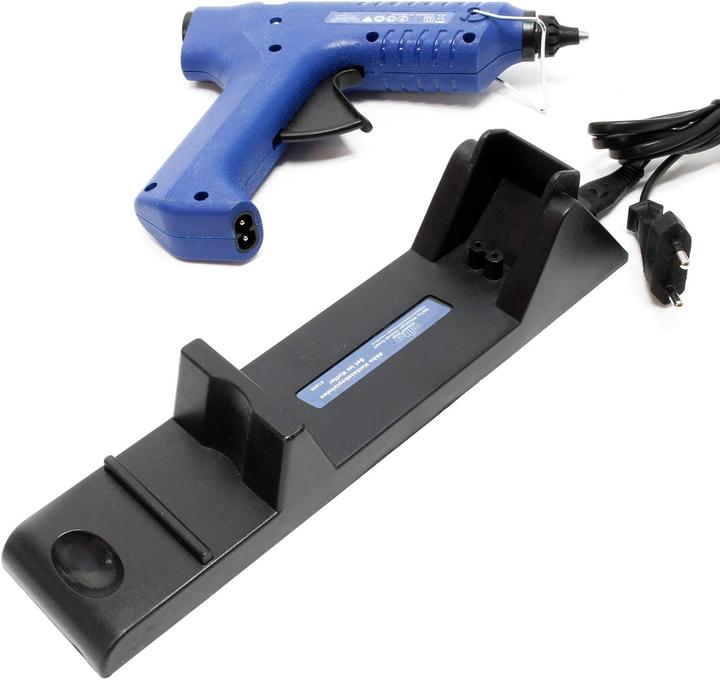 Immagine prodotto Wiltec Pistolet à colle chaude Kit 80W Station de chauffage Bâtons de colle Bricolage Artisanat Coffret